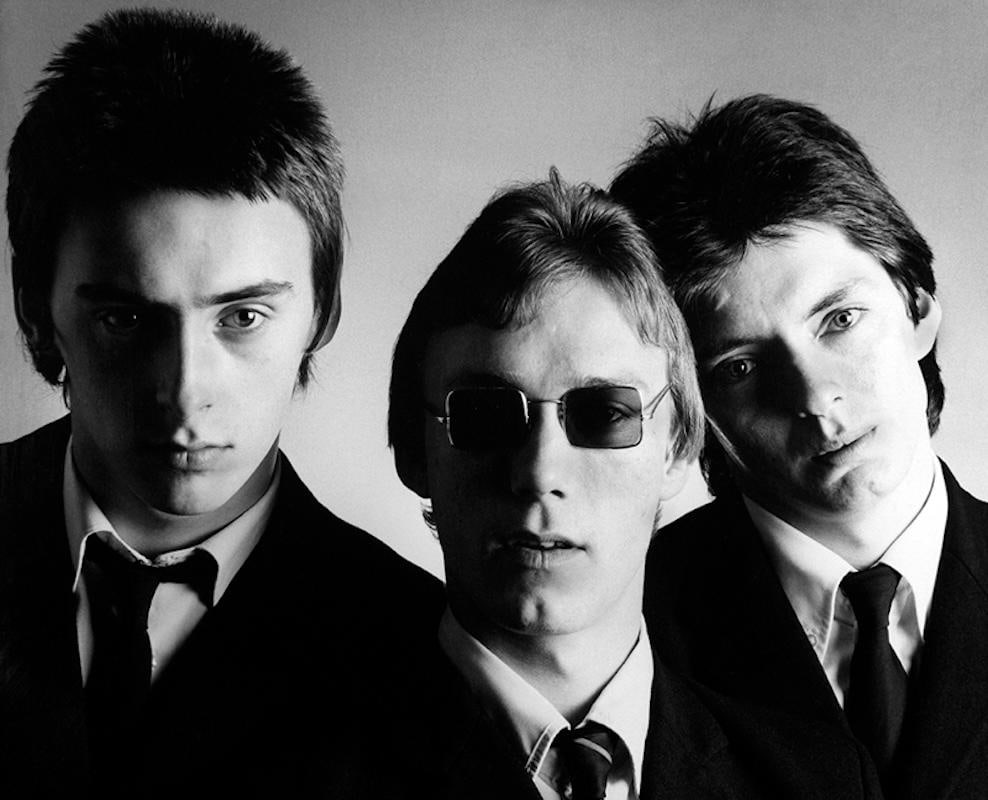 The Jam by Martyn Goddard Signed Limited Edition: 1977 (printed later): Title: The Jam by Martyn Goddard Signed Limited Edition: 1977 (printed later) Description: The Jam Songwriter Paul Weller, drummer Rick Buckler and bassist Bruce Foxton of The Jam, 1977. Photo by Mart