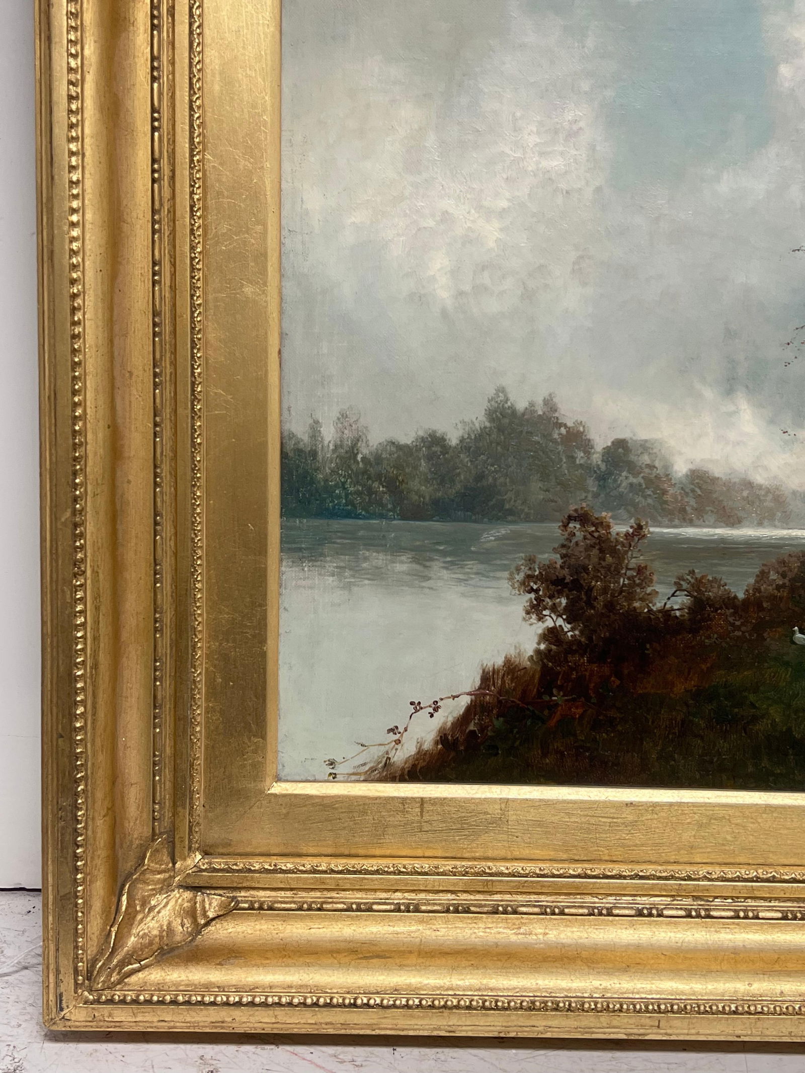 James Walter Gozzard (1888-1950); Fine Victorian British Oil Painting Young Family Walking to Church - 11