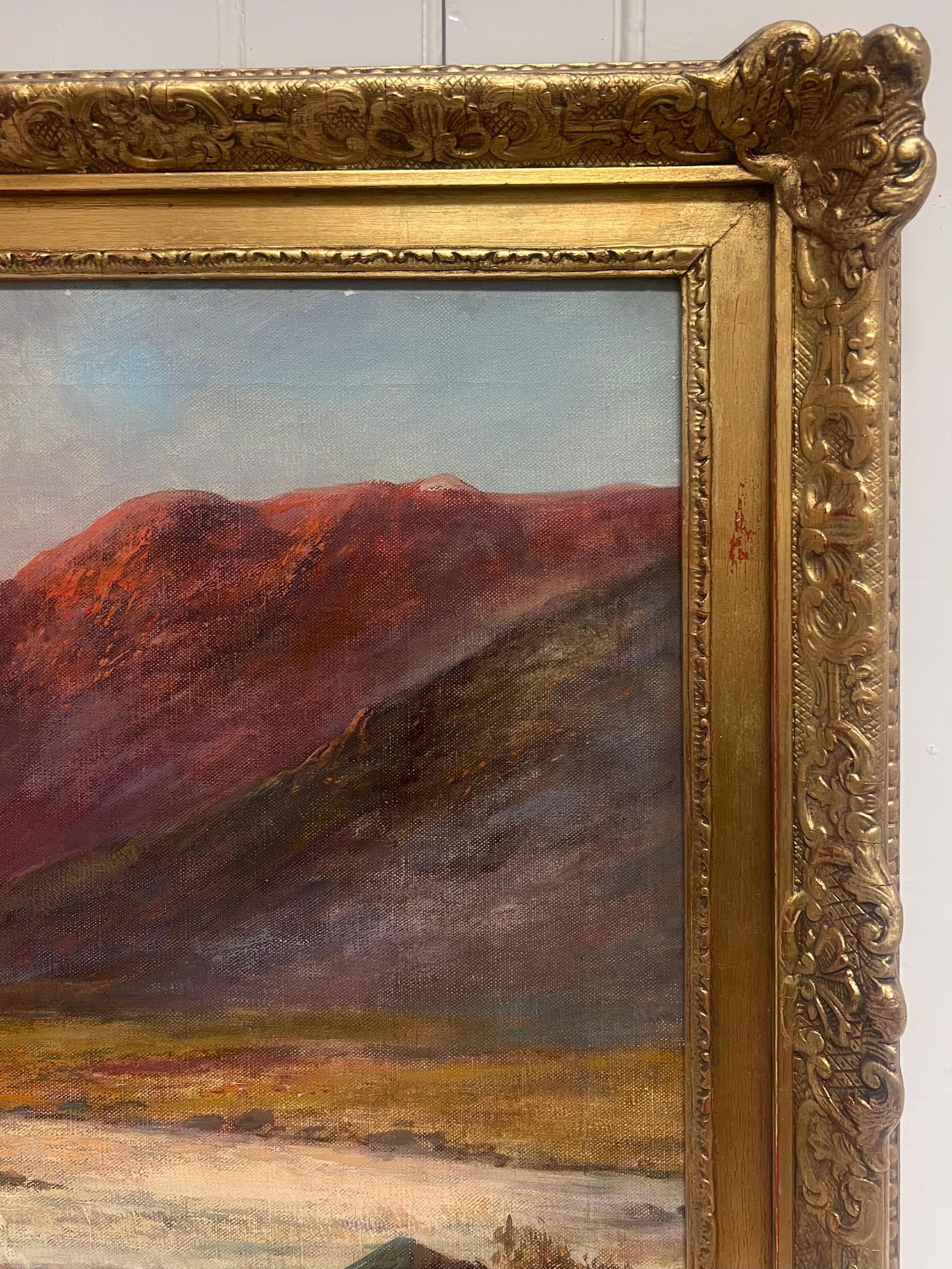 F. E. Jamieson; Antique Oil Scottish Highlands Rapid River Flowing Highlands Glencoe Scotland, - 11