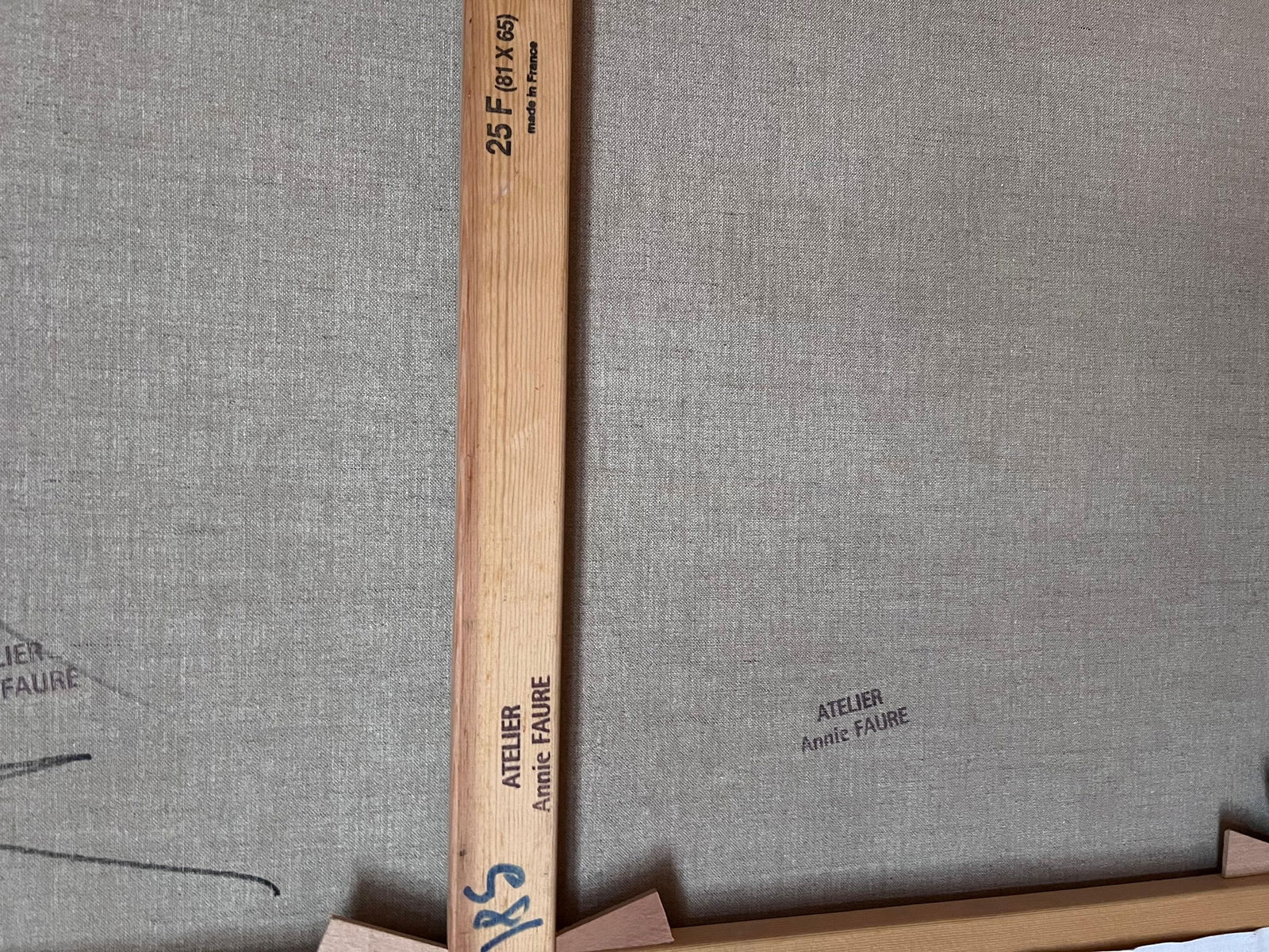 Annie Faure; Purple and Orange Gladiolus Bouquet Still Life 20th Century French Oil Painting - 13