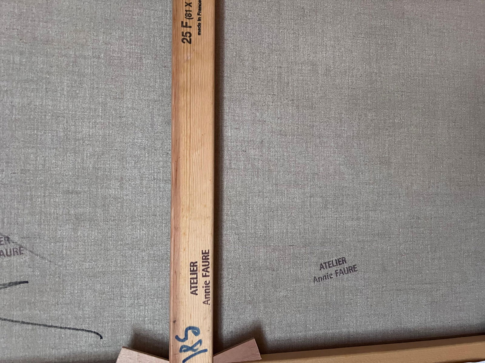 Annie Faure; Purple and Orange Gladiolus Bouquet Still Life 20th Century French Oil Painting - 14