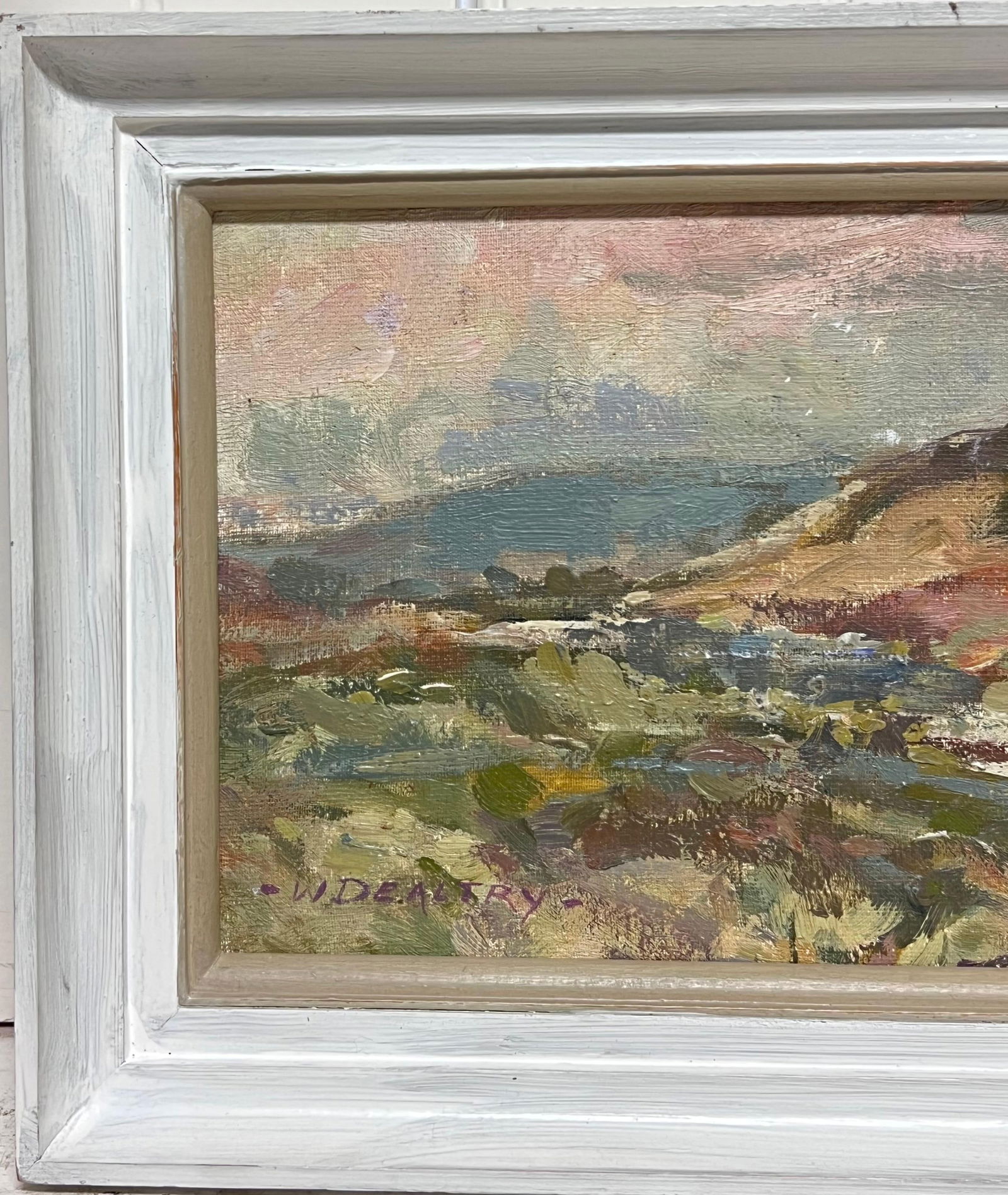 William B Dealtry; The Waters of Leith Scottish Impressionist Signed Oil Painting 20th Century - 8