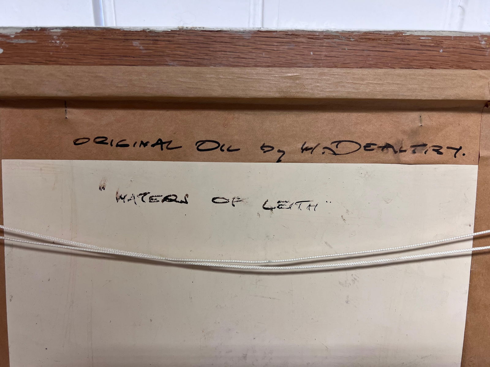 William B Dealtry; The Waters of Leith Scottish Impressionist Signed Oil Painting 20th Century - 10