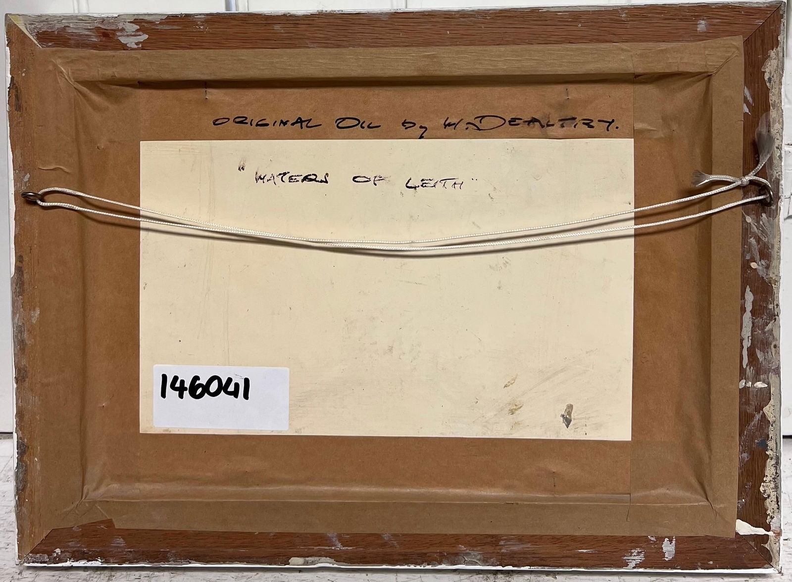 William B Dealtry; The Waters of Leith Scottish Impressionist Signed Oil Painting 20th Century - 11