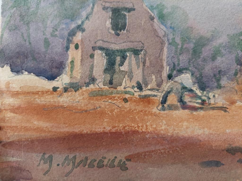 French Modernist Cubist Painting Village Work, 20th Century - 7