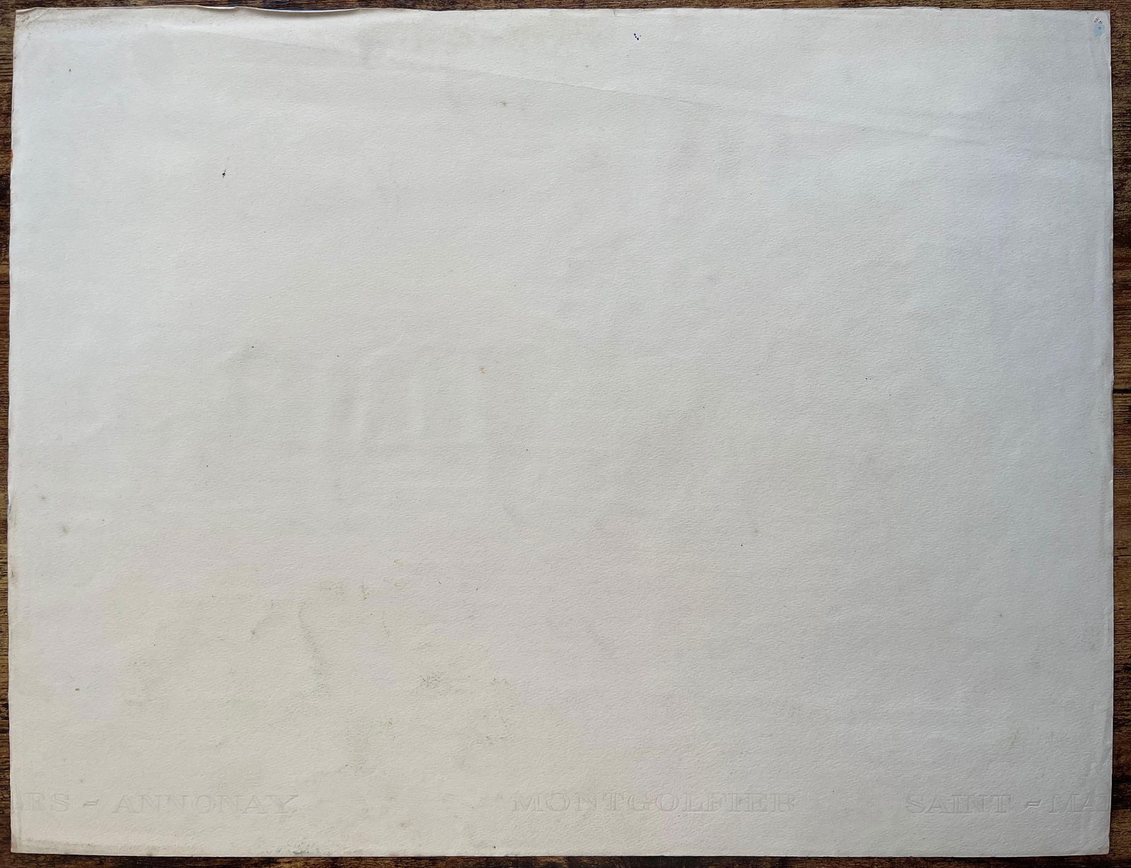 Anne Marie Migette Perard; Mid-20th Century Post-Impressionist Watercolor of River Scene with Boat - 3