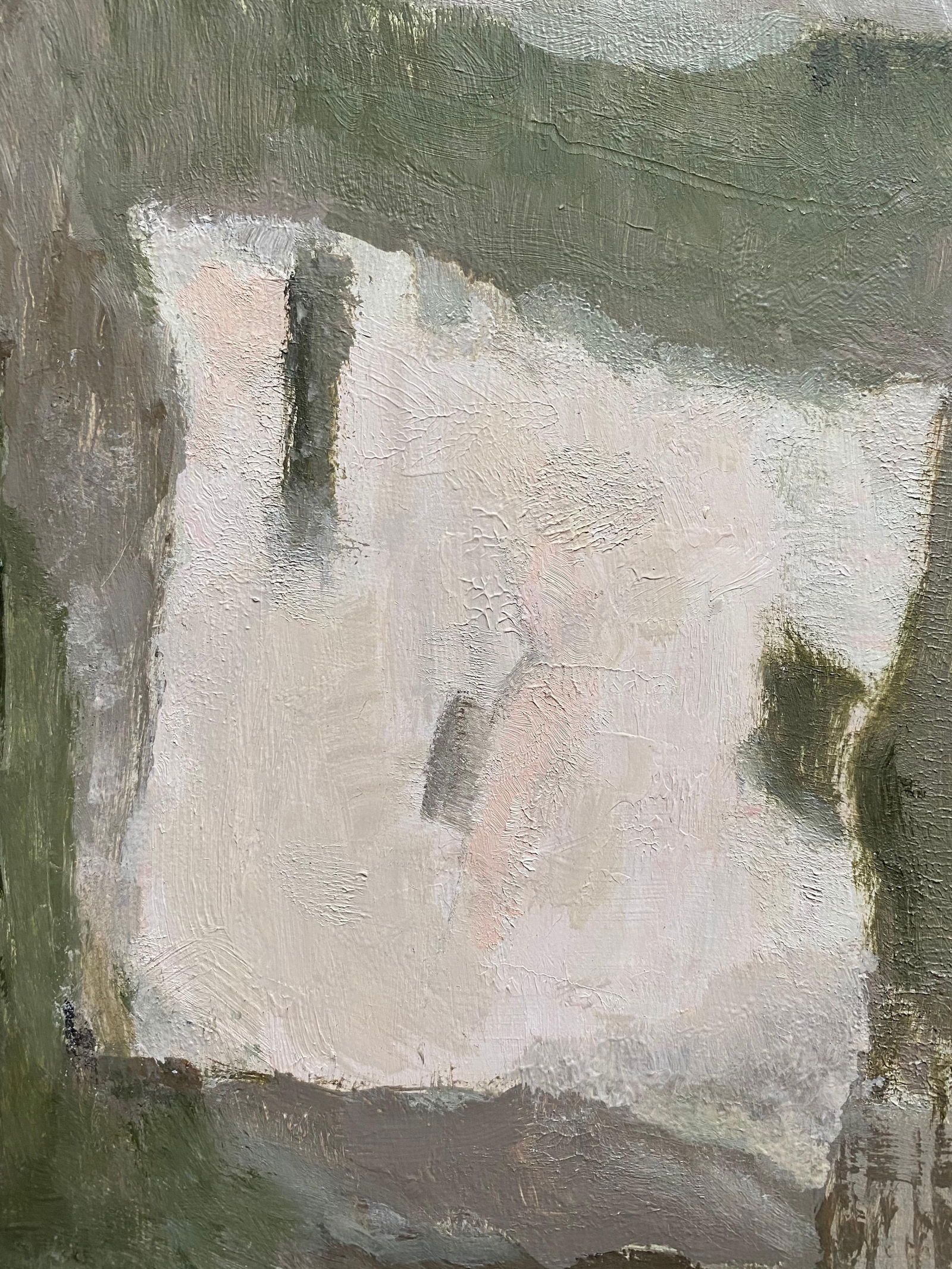 Yvette Dubois-Habasque French Cubist Abstract Painting, circa 2000s - 3