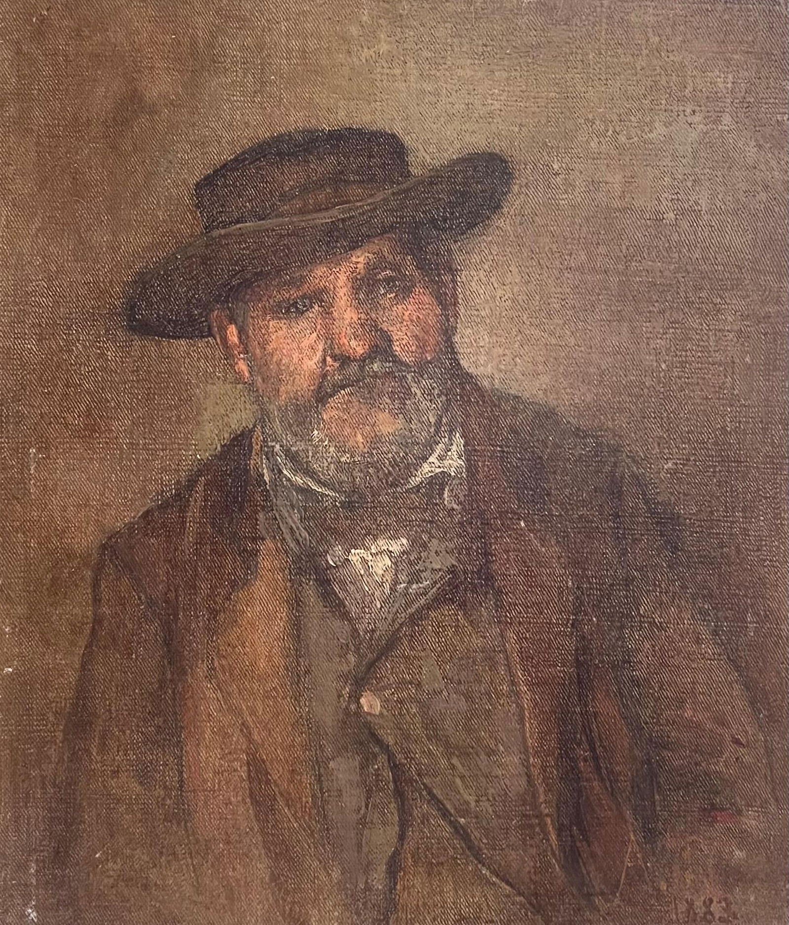 Adolphe GUMERY (1861-1943); 1880's French Impressionist Oil Painting Portrait Ambroise Vollard - 14
