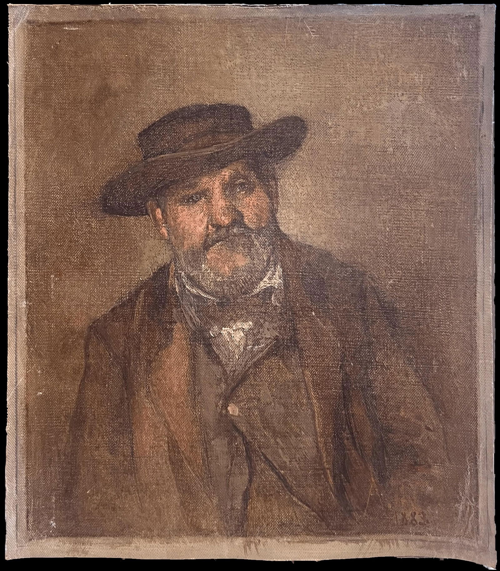 Adolphe GUMERY (1861-1943); 1880's French Impressionist Oil Painting Portrait Ambroise Vollard - 15