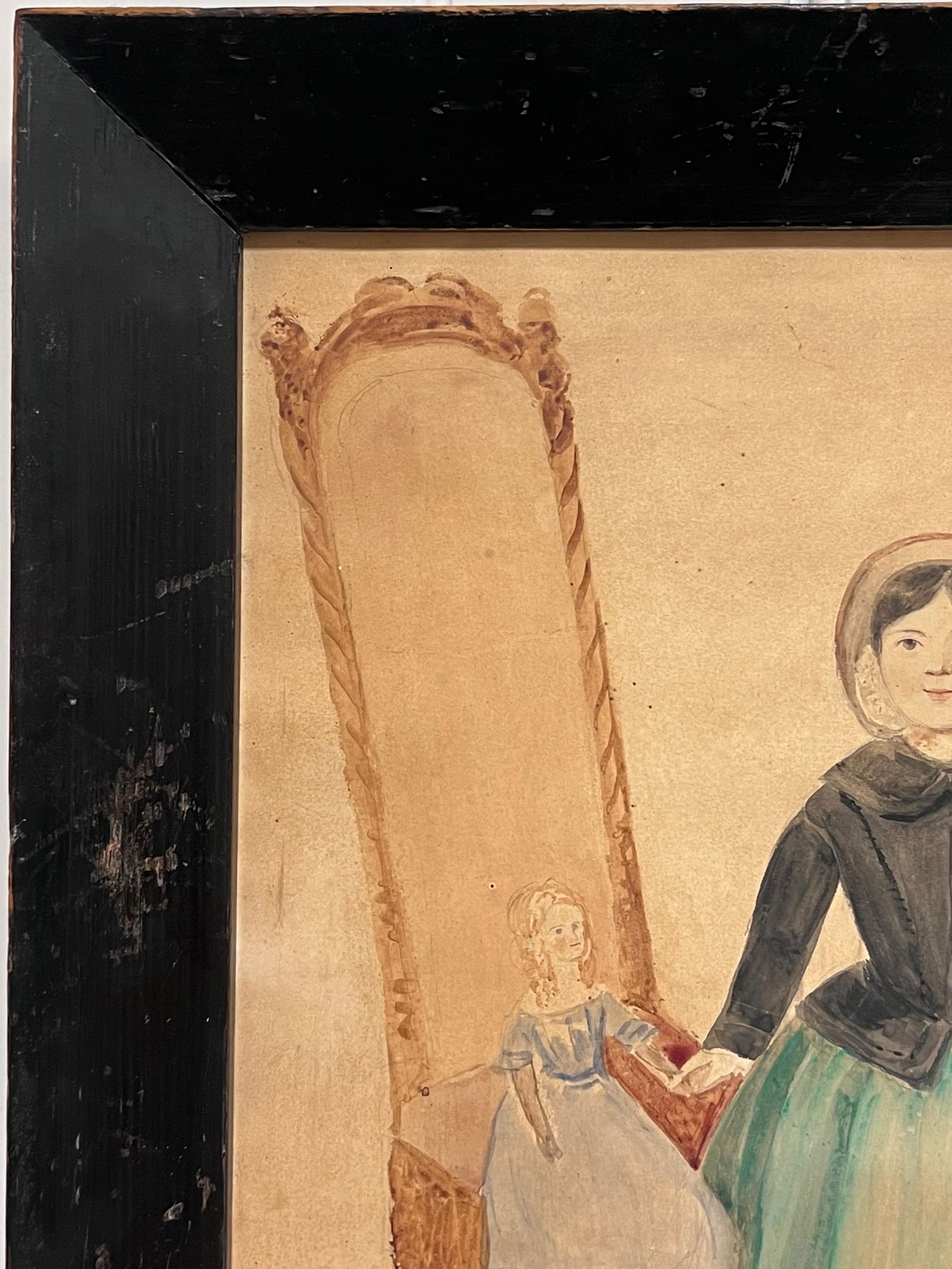 19th Century English School; Portrait of Lydia Clifton, aged 5 years, 6 months Dated January 31st - 7
