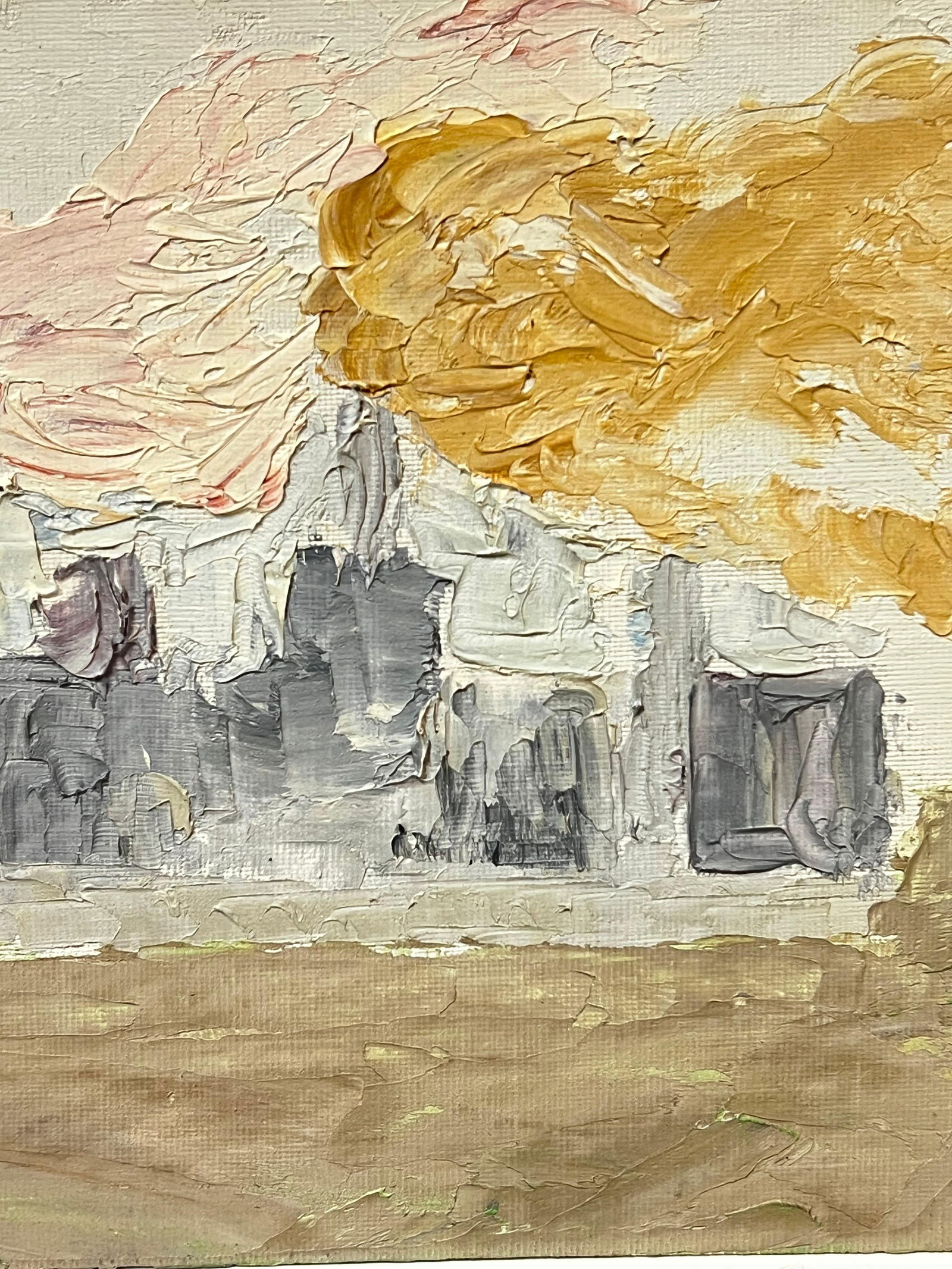 GENEVIEVE ZONDERVAN (1922-2013); French Post Impressionist Factory and Rising Smoke Landscape - 4