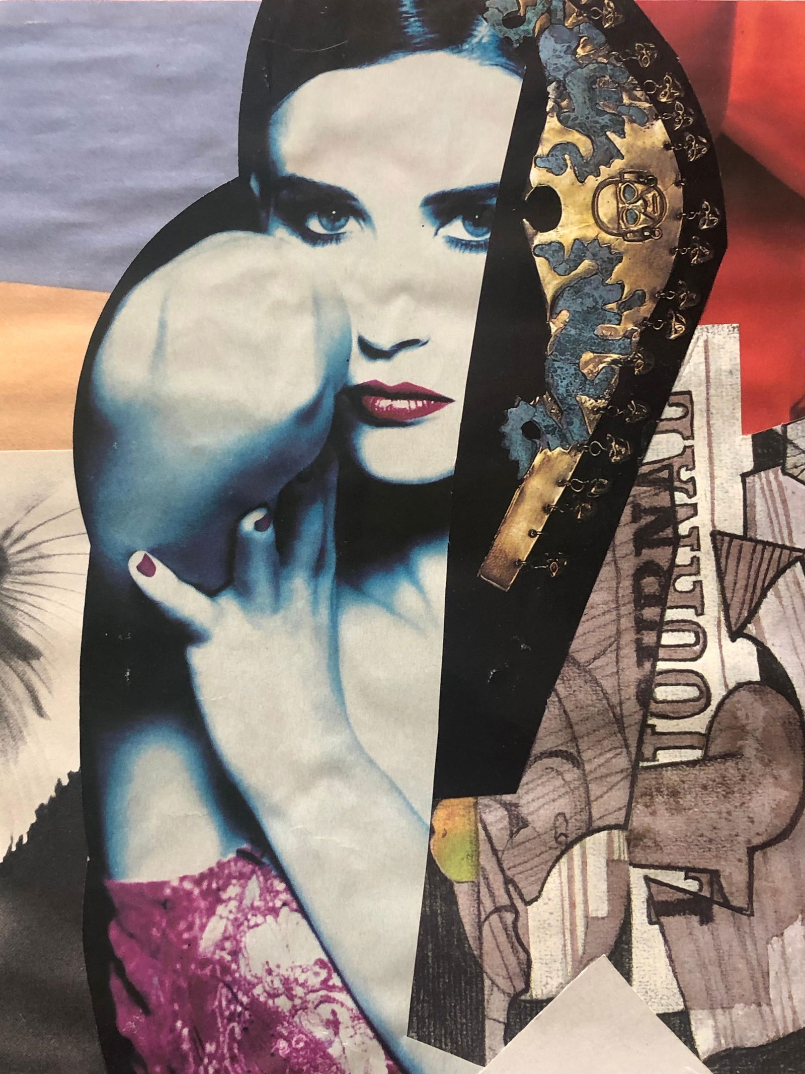 Bernard Herzog; 20th Paris School Collage Cutout Artwork Wonderful Interior Design Options!, 20th - 14