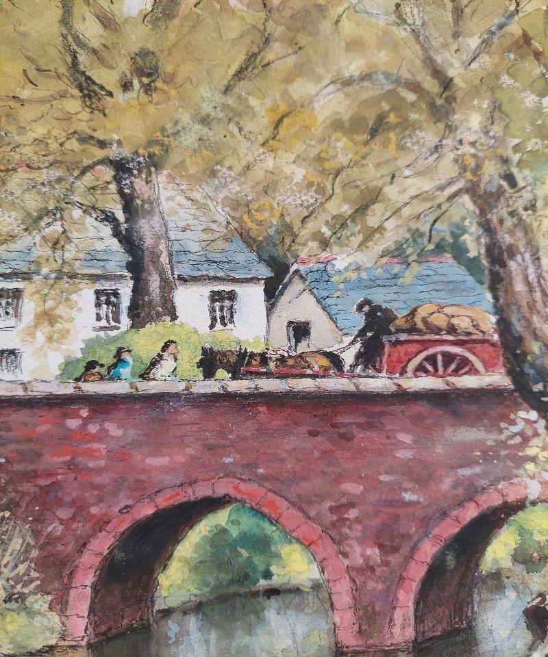 English School; 20th Century Traditional English Painting Derrington Mill Holsworthy Devon, 20th - 10