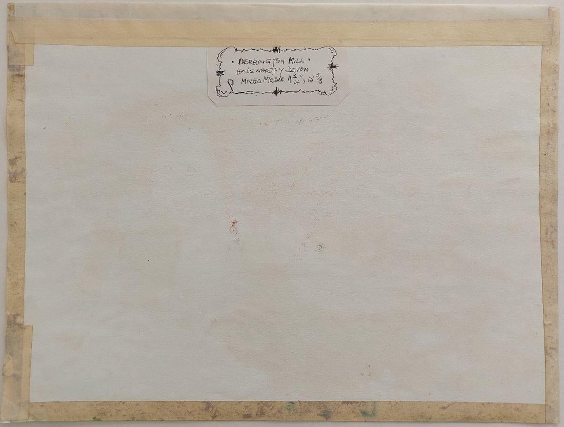 English School; 20th Century Traditional English Painting Derrington Mill Holsworthy Devon, 20th - 13