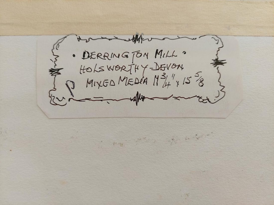 English School; 20th Century Traditional English Painting Derrington Mill Holsworthy Devon, 20th - 3