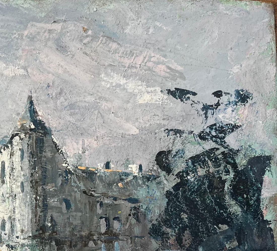 Fanch Lel; Impressionist Painting of Château de Trécesson in Brittany with Water - 7