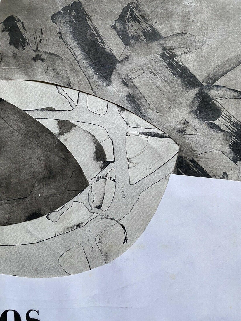 Claude Lagouche, Orignal 1970's French Psychedelic Abstract Painting, circa 1960s - 9