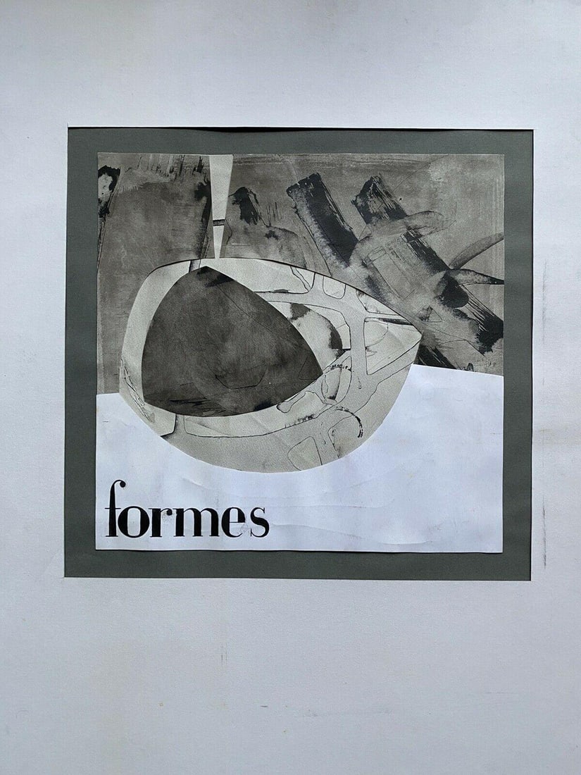 Claude Lagouche, Orignal 1970's French Psychedelic Abstract Painting, circa 1960s - 6