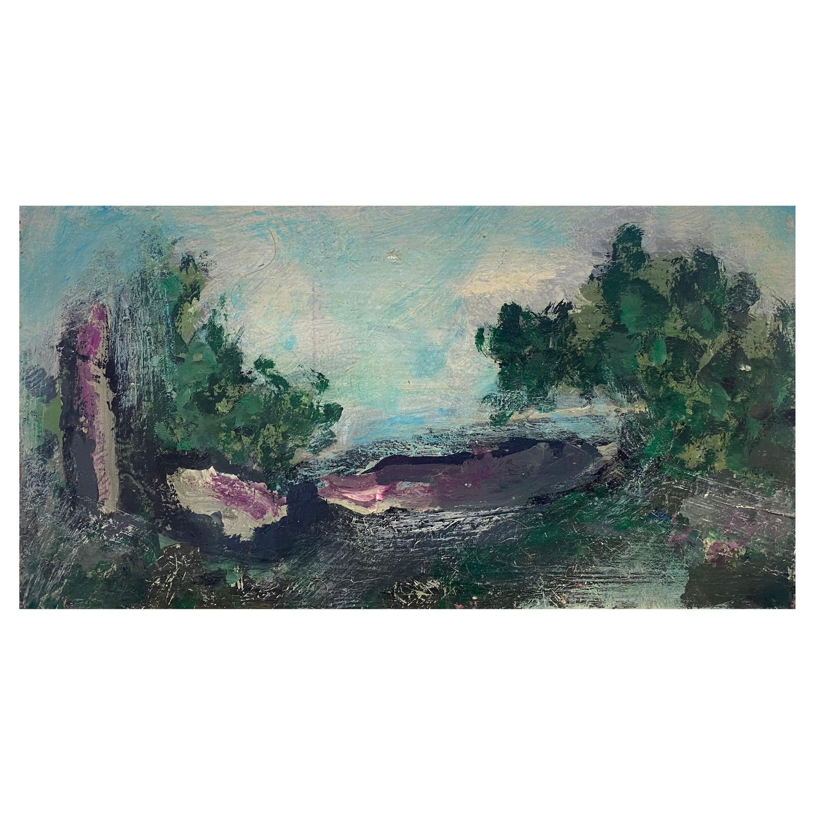 Jacques Pinon, French Expressionist Landscape Painting, Late 20th Century - 2