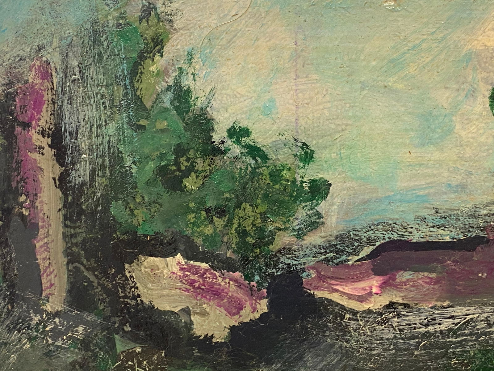 Jacques Pinon, French Expressionist Landscape Painting, Late 20th Century - 4
