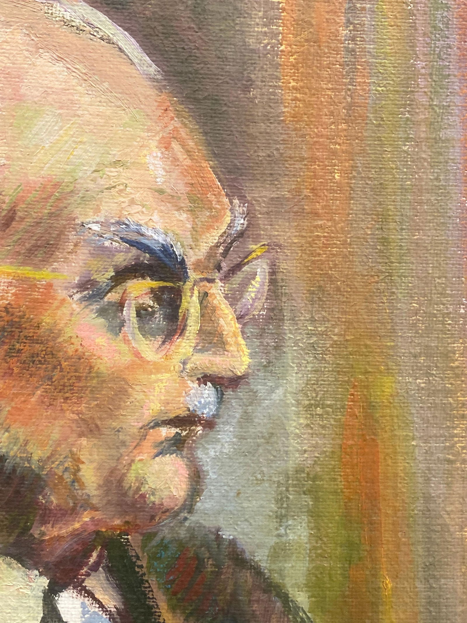 1960's British Original Oil Painting, Wise Man Portrait, circa 1960s - 9