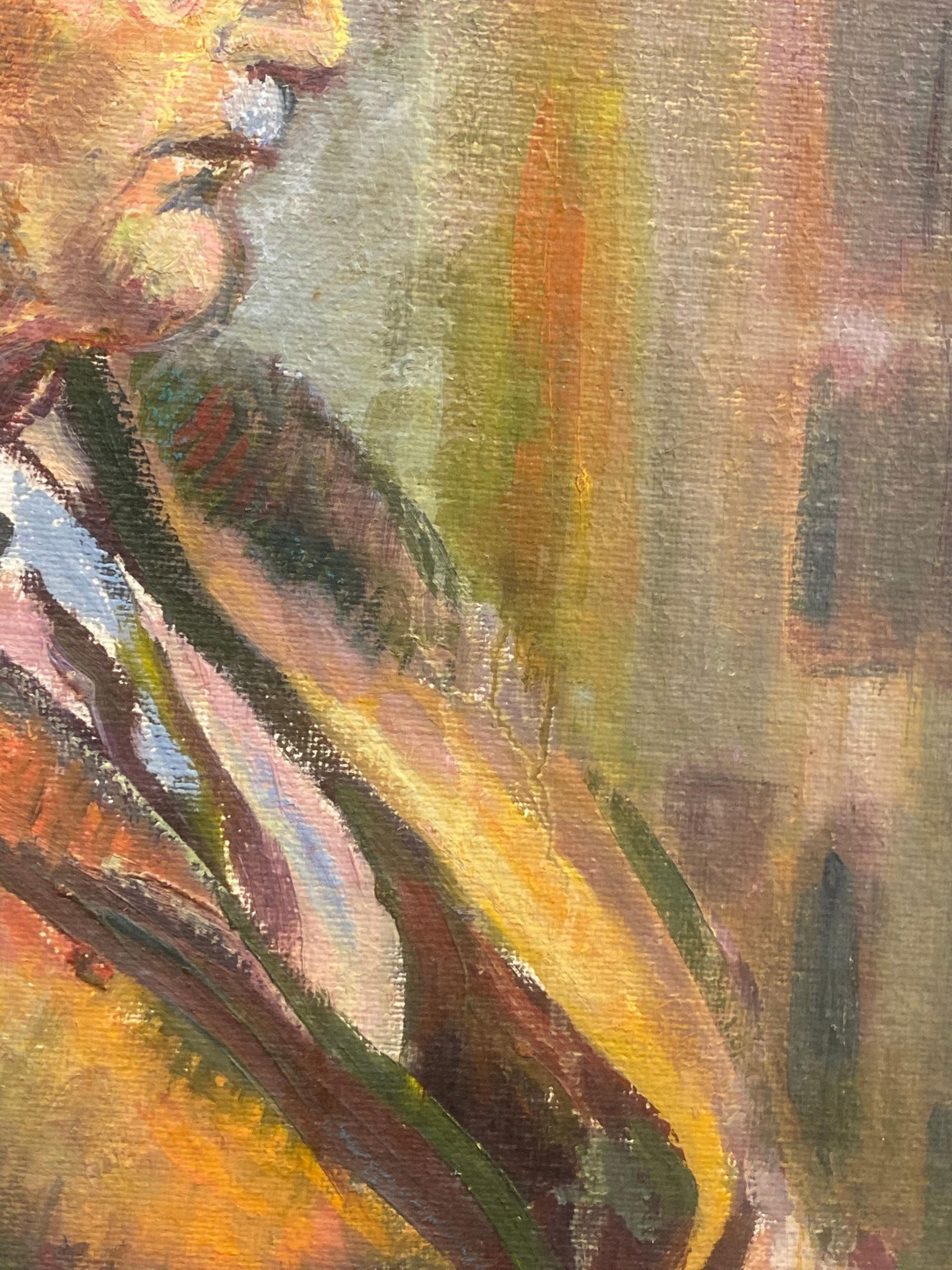 1960's British Original Oil Painting, Wise Man Portrait, circa 1960s - 6