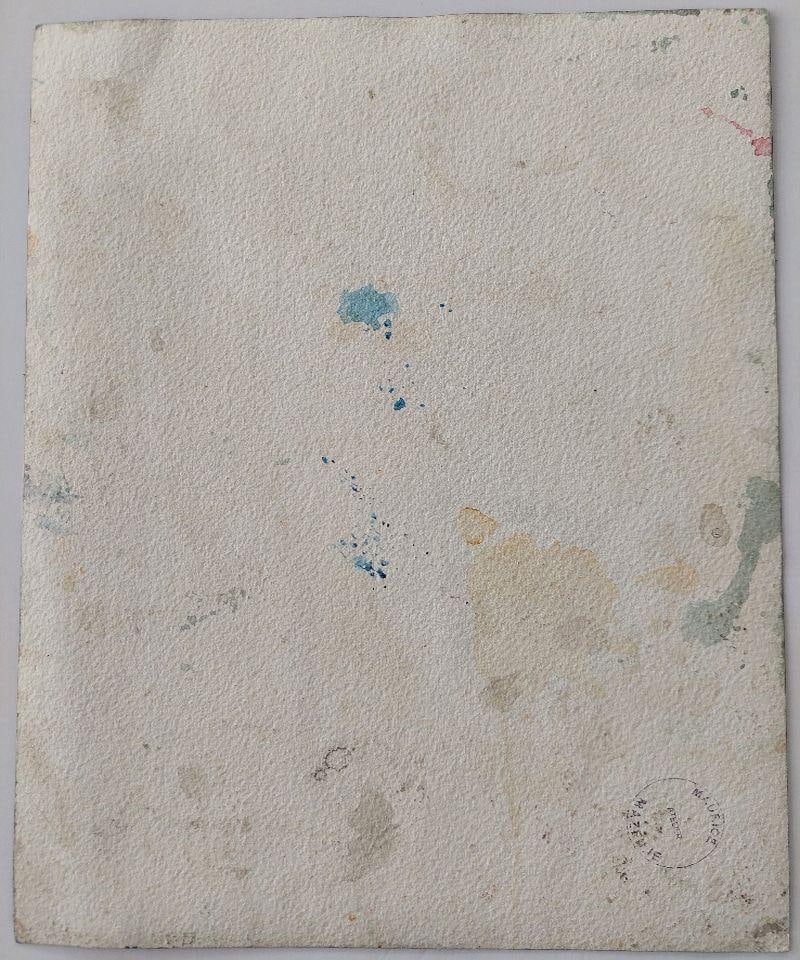 Maurice Mazeilie; French Modernist Cubist Painting Town View to the Sea, 20th Century - 15