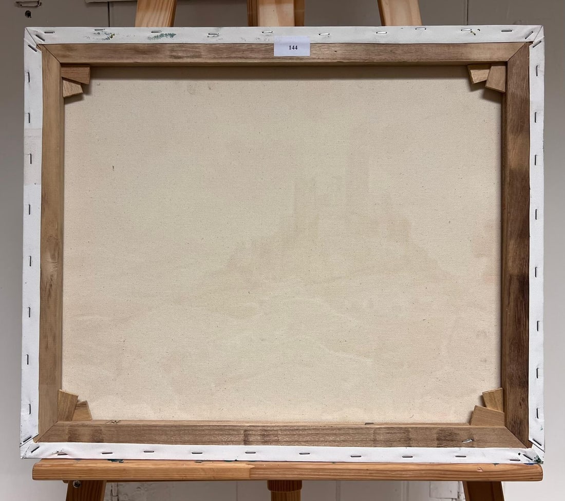 Max Toutain; Provencal Hilltop Village South of France Green Landscape French Oil Painting - 10