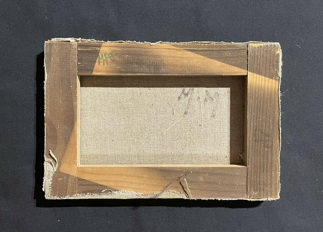 Maurice Mazeilie French Impressionist Signed Oil, Tall Ship in French Harbour, 1990-1999 - 6