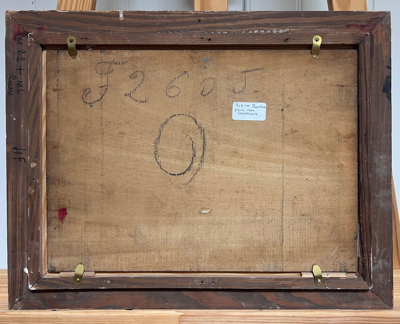 French School; The Market Square Aix En Provence, 1900's French Impressionist Bustling Figures, - 13