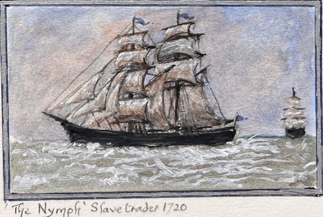 Jack Grunwell; Set of Five Miniature Maritime Watercolors of Bristol Ships and Redcliffe - 19