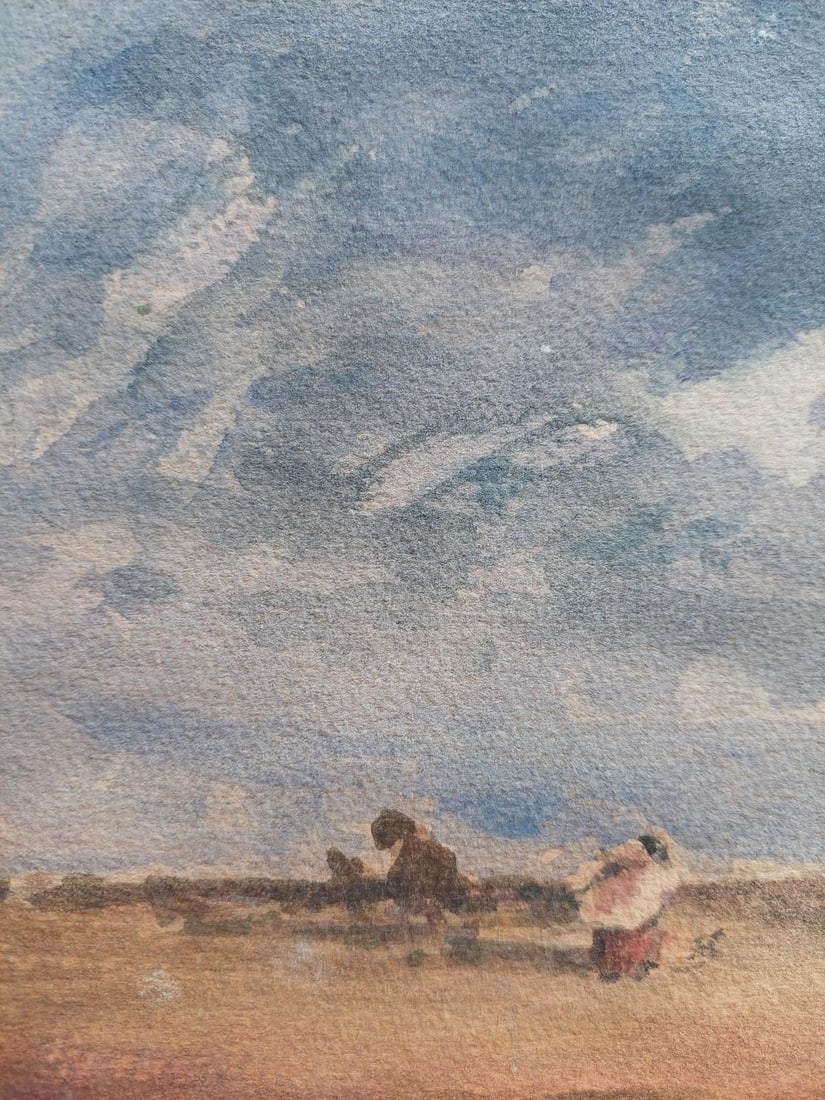 French Modernist Cubist Painting Travellers on a Path, 20th Century - 13