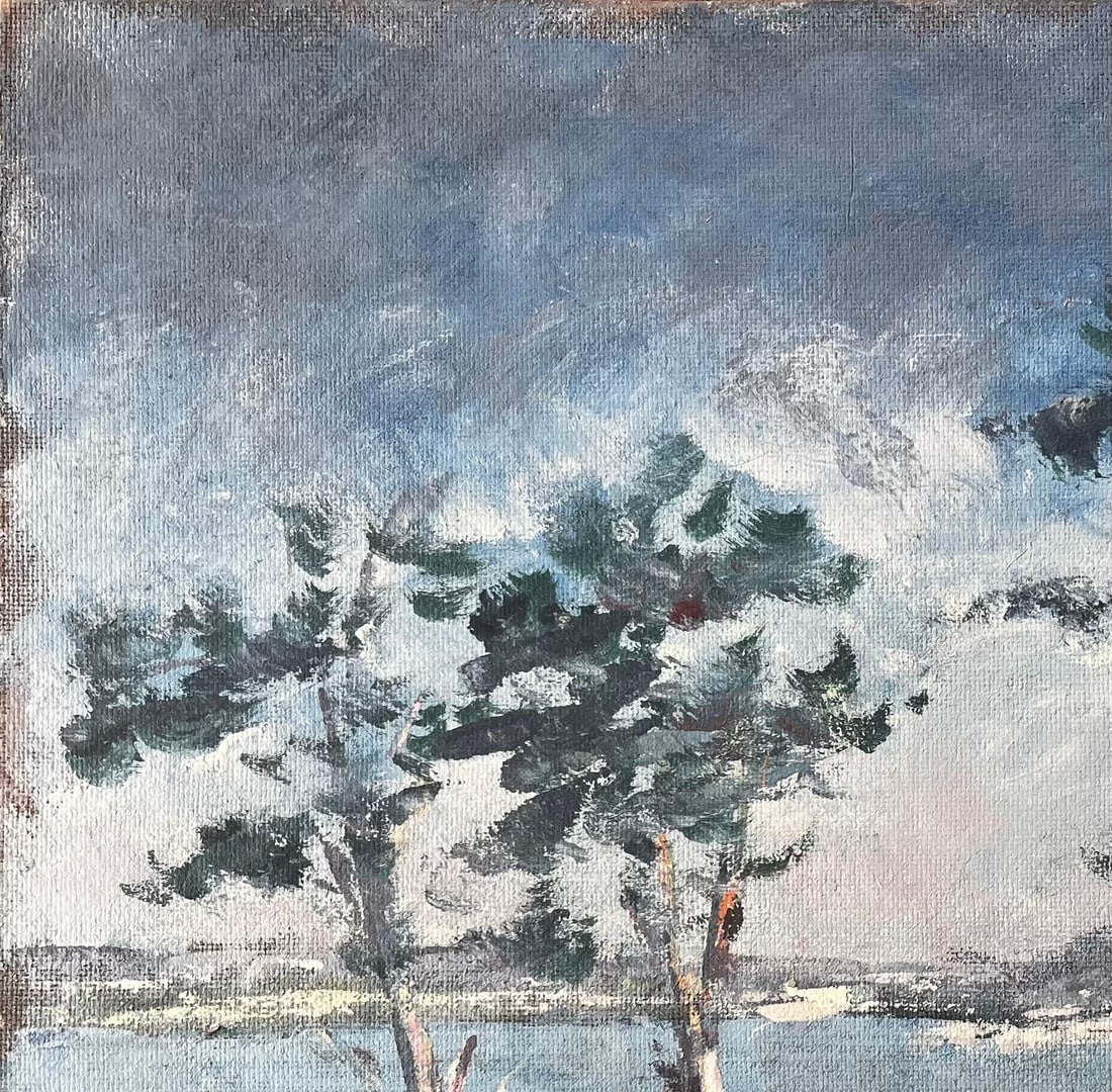 Fanch Lel; French Coastal Landscape with Windswept Trees at Golfe du Morbihan Brittany - 9