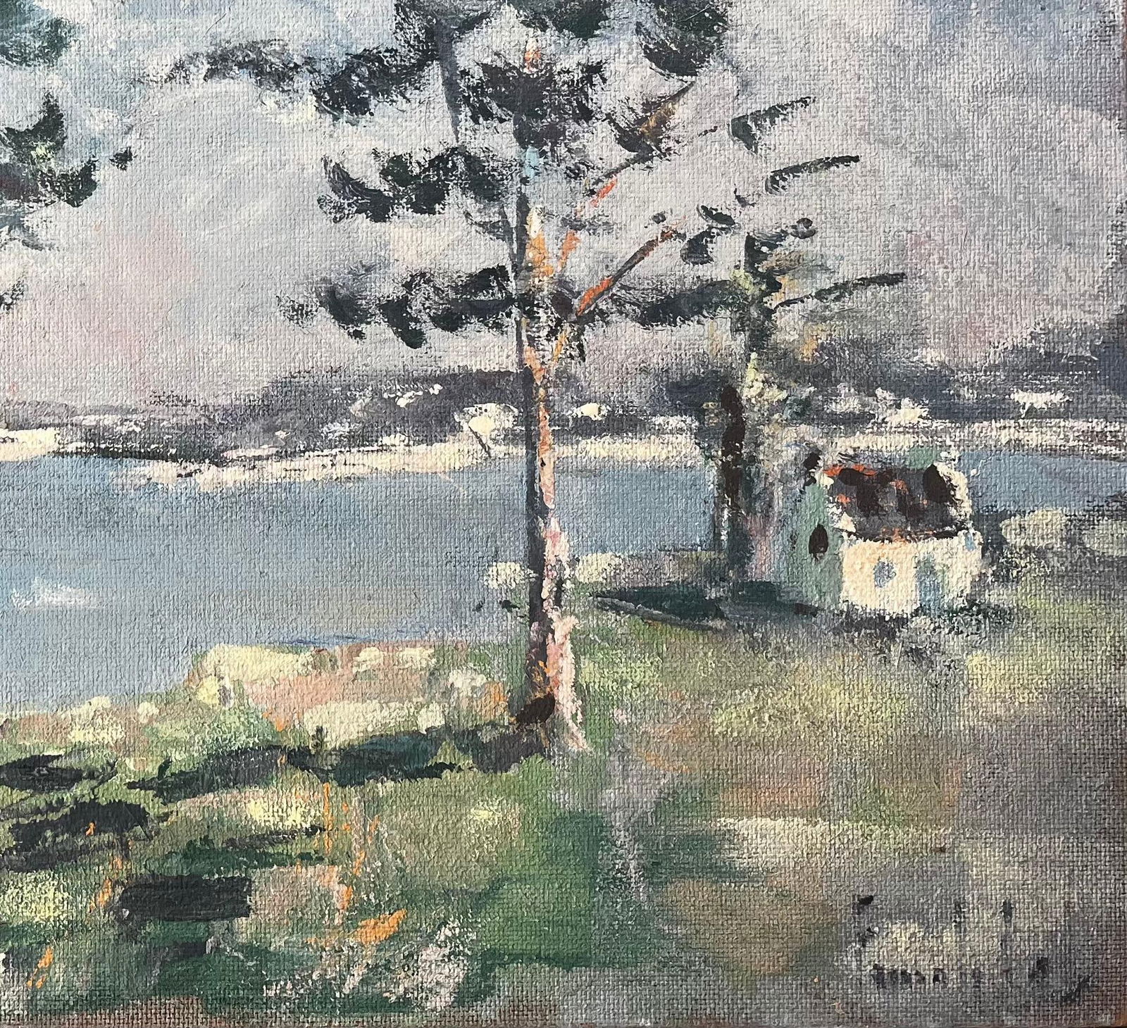 Fanch Lel; French Coastal Landscape with Windswept Trees at Golfe du Morbihan Brittany - 6