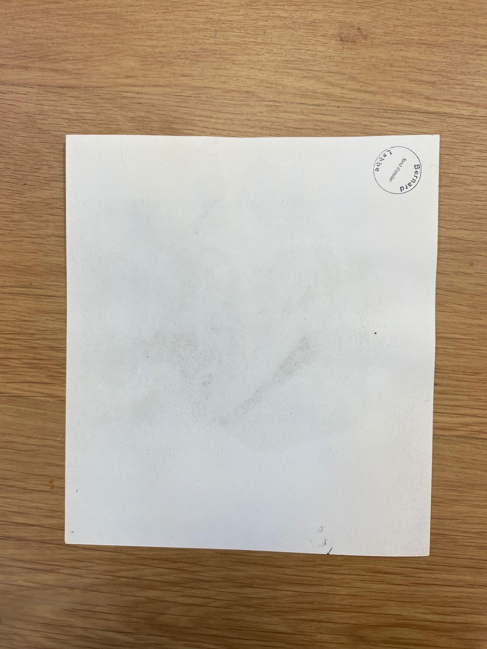 1950's French Modernist / Cubist Painting, Two Figures in Historic Landscape, 1950 - 6