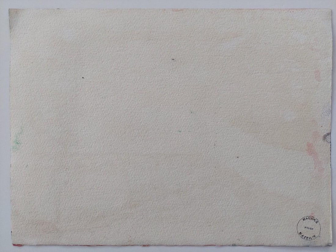 French Modernist Cubist Painting River Seine Paris, 20th Century - 12