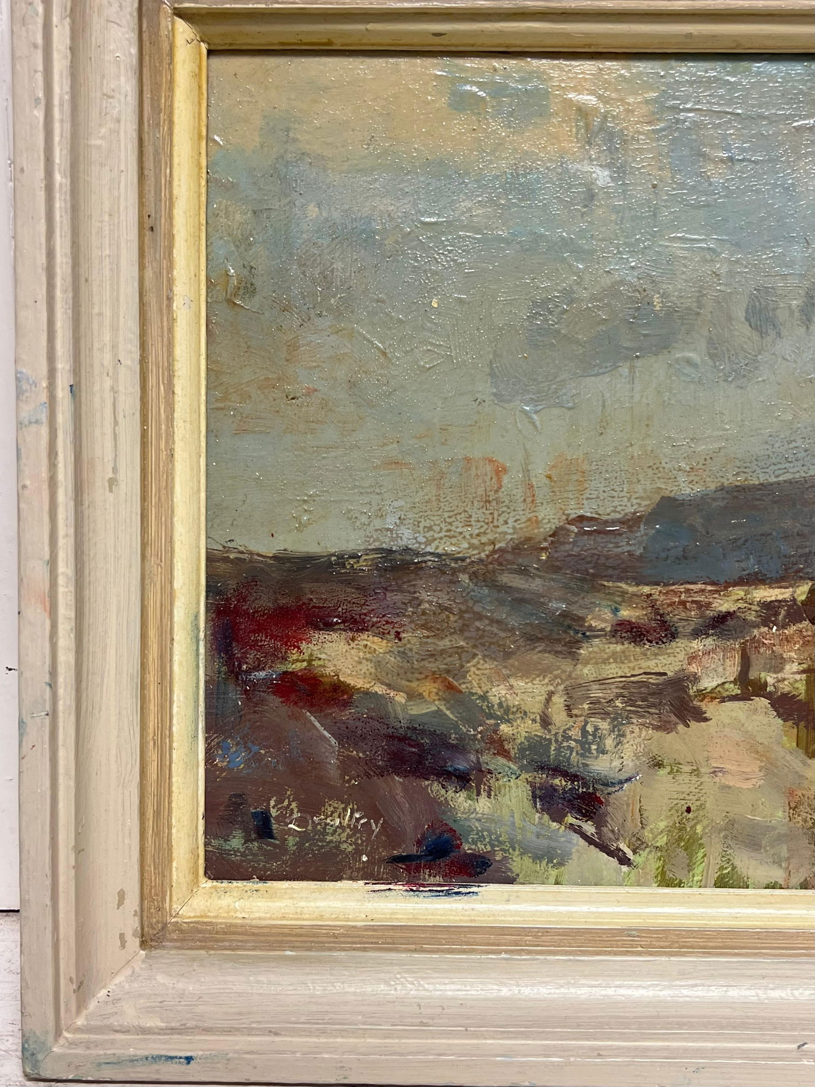 William B Dealtry; 20th Century Scottish Impressionist Signed Oil Painting Farm in Highland Hills - 7