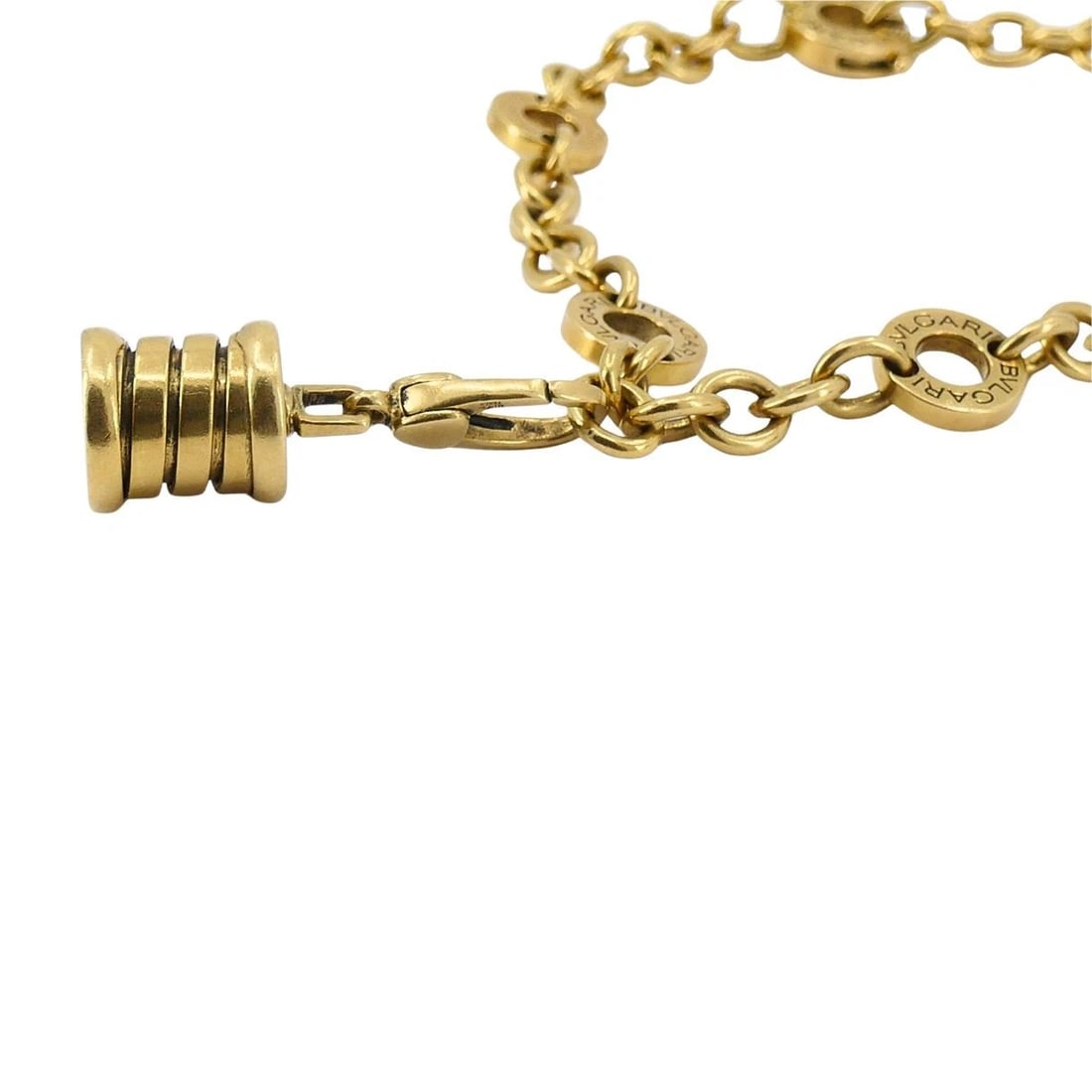 Bulgari B.zero1 18k Yellow Gold Charm Bracelet 7.75" - 5