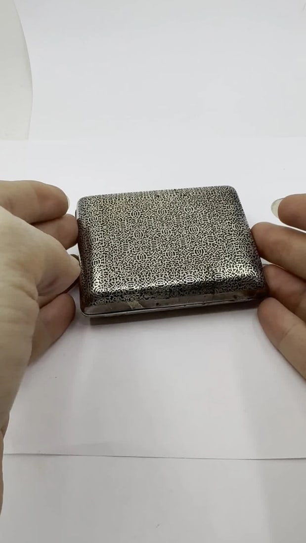 Vintage 1925 Tiffany & Co. Sterling Silver Mirror Compact - 2