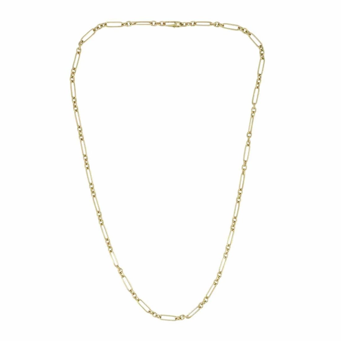 Tom Ford Italian 18k Yellow Gold Chain Link Necklace - 4