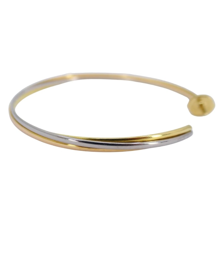 Cartier Trinity Hoop Earrings Tri-Color Gold - 3