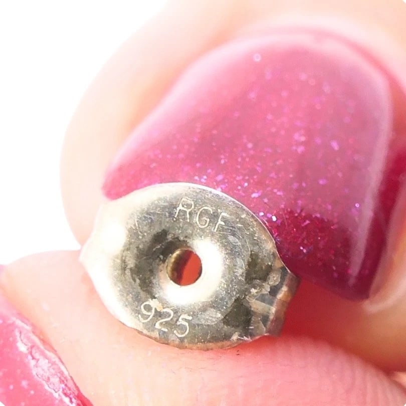 Ray Tracey 14k Gold Navajo Feather Drop Earrings Coral Beads - 9