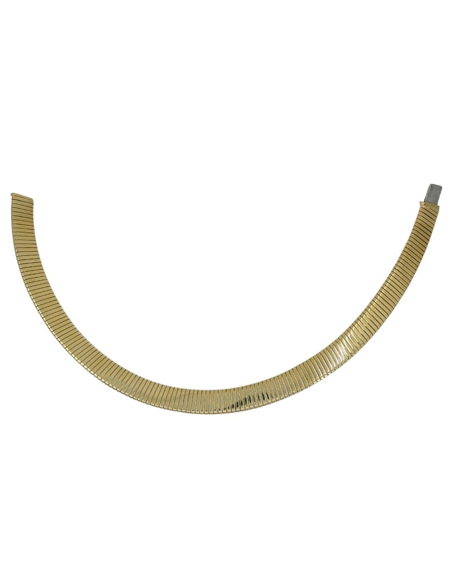 Bvlgari Bulgari Tubogas Necklace 18k Gold & Steel - 7