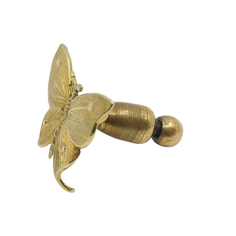 Mario Buccellati 18k Gold Butterfly Lapel Pin, Mid‑Century - 4