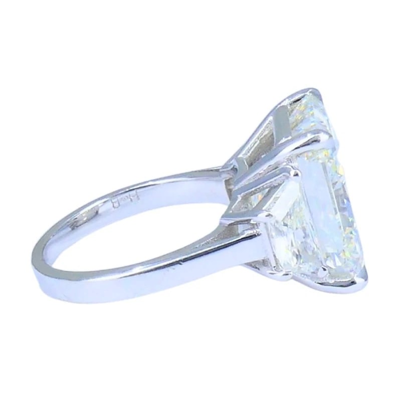 8.02-carat GIA Certified Diamond RING 18k White Gold Modern Jewelry - 11