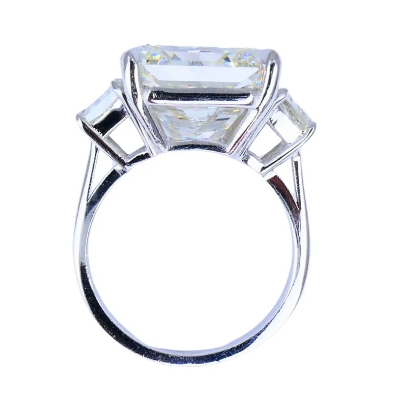 8.02-carat GIA Certified Diamond RING 18k White Gold Modern Jewelry - 12
