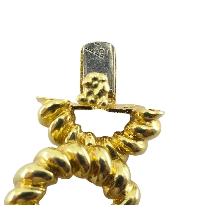 Flato 18K Gold Open Circle Link Necklace, 1960s - 11