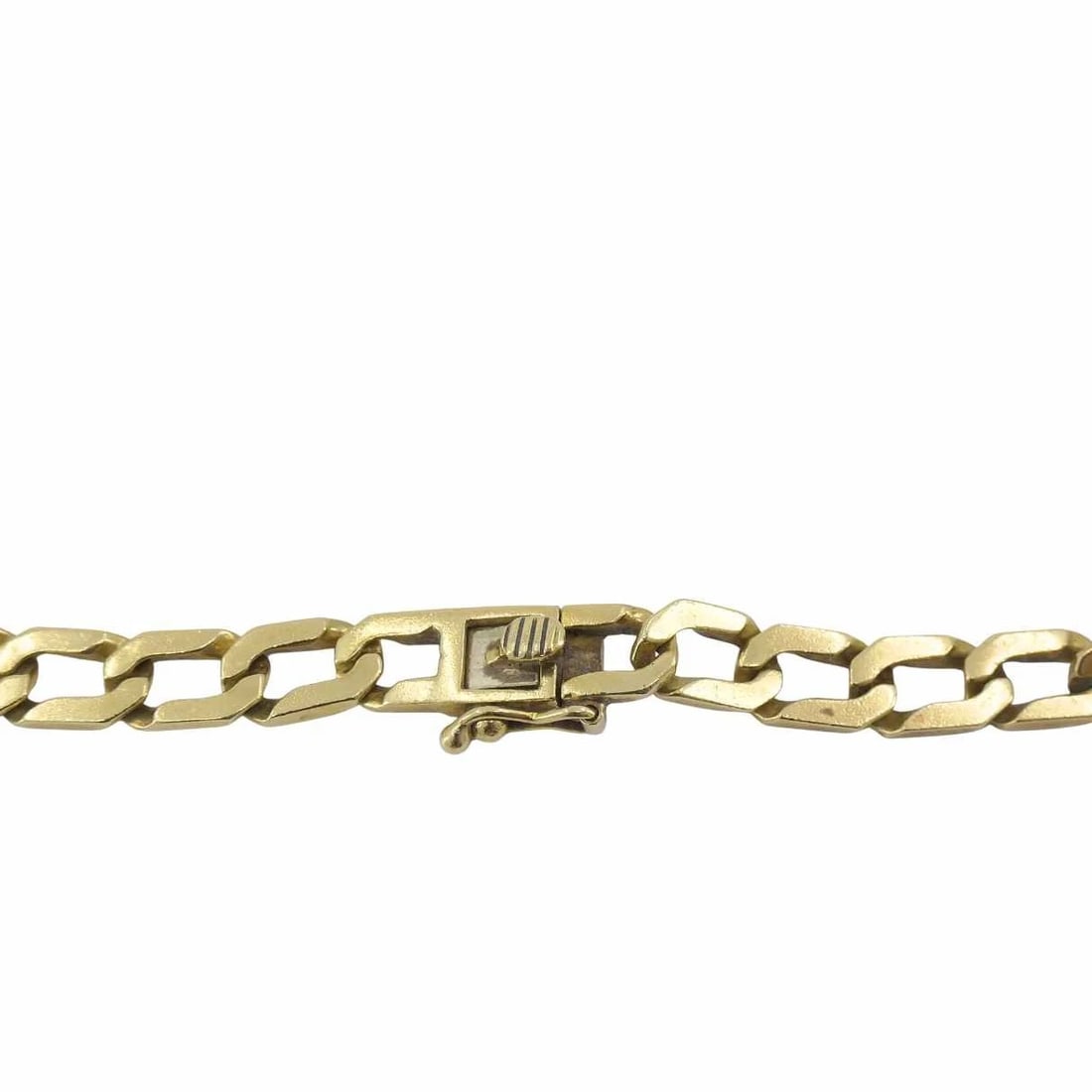 Vintage Cartier 18k Gold Emerald Diamond Chain Link Necklace - 10