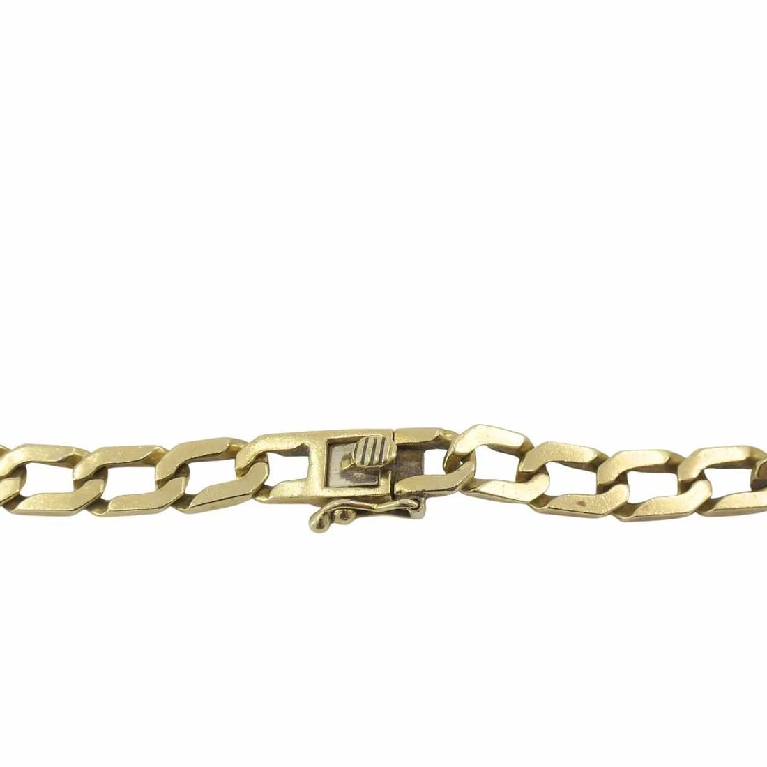 Vintage Cartier 18k Gold Emerald Diamond Chain Link Necklace - 8