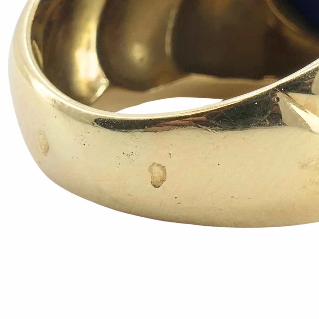 Vintage Van Cleef & Arpels 18k Gold Lapis Lazuli Ring - 11